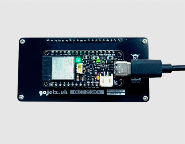 3.12" OLED 256x64 Monochrome (White) - Image 3
